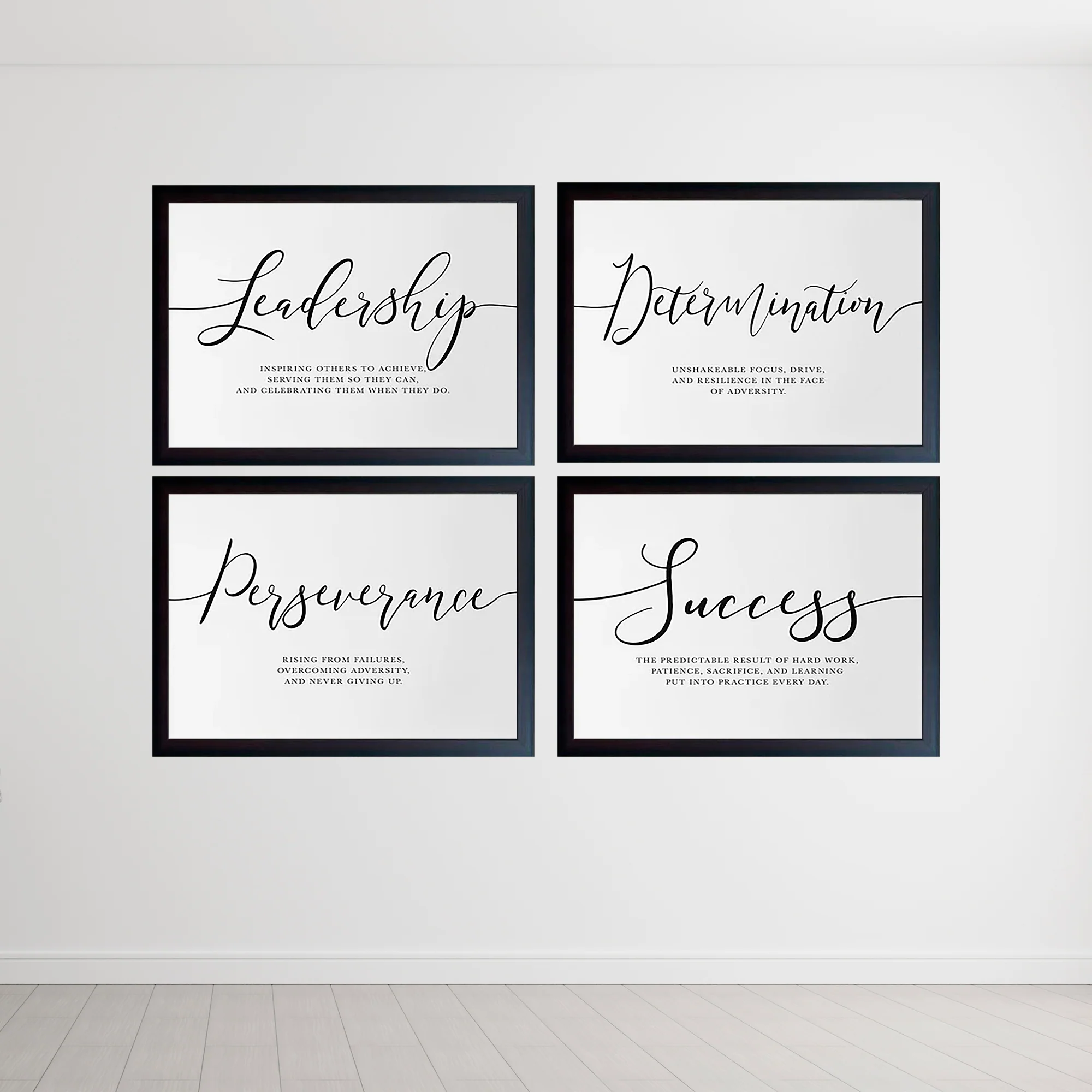 Work Self Motivation Quotes For Home & Office Set of 4 - Image 2